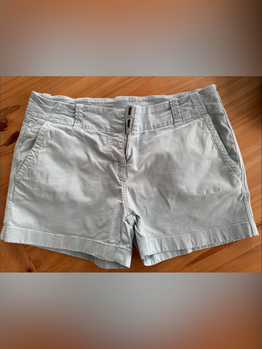 Mint Green Women's Casual Cotton Shorts
